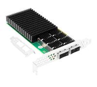 Vogzone Scheda di NIC 100GbE per Mellanox MCX516A-CCAT, PCIe 3.0 x16 100 Gb Ethernet NIC con chipset Mellanox ConnectX-5 En, doppia scheda di rete QSFP28 Supporto RDMA