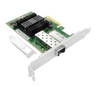 Vogzone Scheda di rete NIC PCI-E da 10 Gb per Intel X520-DA1/E10G42BTDA, 100MbE/1GbE/10GbE porta SFP+ singola, con chip Intel 82599EN, adattatore Ethernet 10GbE PCI Express 2.0 X4 supporta