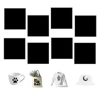 VOHESEA Infusible Transfer Ink Sheets 8 pezzi/set, tinta unita Infusible Ink, fogli di inchiostro non fusibili, 30,5 x 30,5 cm, carta a sublimazione, per tazze, t-shirt