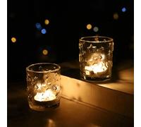 VOHO ASSOTTO CANDELLO VOTIVE DESIGN DI STERS STARS BUNGLE PER DEORI CENTRO DELLA TABELLA DELLA LUCI DI TECA CONDA CANDELLO SET DI 12 PER IL MADURE CO