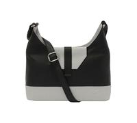 Voi leather design Borsa a tracolla Boston pelle grigio/nero donna
