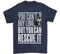 Voi Can Comprare Love Divertente Cane da Salvataggio Cagnolino Uomo T-Shirt 100%