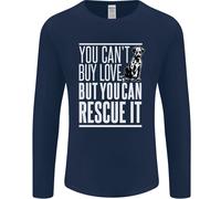 Voi Can Comprare Love Divertente Riutilizzabile Cucciolo Cane Uomo Lungo T-Shirt