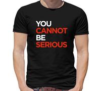 Voi Cannot Be Serio - T-Shirt - Divertente - Tennis - Wimbledon - John Mcenroe