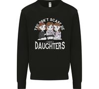 Voi Can'T Scare Me I Have Figlie Festa Della Mamma Bambini Felpa Maglione