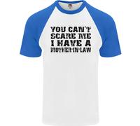 Voi Can'T Scare Me Madre IN Legge Uomo S/S Baseball T-Shirt