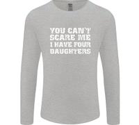 Voi Can'T Spaventare Quattro Figlie Festa Del Papà Uomo Maniche
