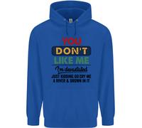 Voi Don'T Like Me Funny Sarcastico Slogan Bambini Felpa con Cappuccio
