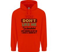 Voi Don'T Like Me Funny Sarcastico Slogan Bambini Felpa con Cappuccio
