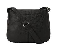 Voi Hirsch Borsa a tracolla Vera Pelle 28 cm nero