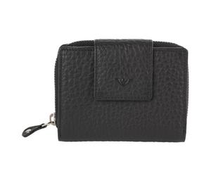 Voi Hirsch Ida Portafoglio RFID in pelle 12,5 cm nero