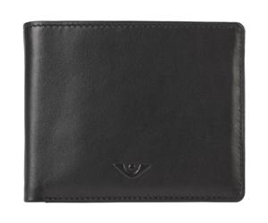 Voi Portafoglio morbido in pelle Otello 12 cm nero