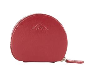 Voi Portamonete morbido in pelle di ebano 7 cm rosso