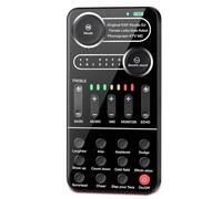 Voice Changer per XboxOne Phone, Bluetooth5.3 Microfono Palmare Portatile Voice Changer Disguiser Modulator, Mini Live Sound Card per Gaming Livestreaming