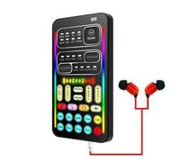 Voice Disguiser - Disguiser vocale portatile, multifunzionale, scheda audio con 8 effetti sonori cambiamenti sonori, per cellulare, computer, tavolo