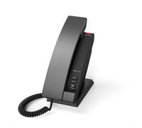 Snom HD100 Hospitality - Telefono fisso con alloggiamento antibatterico, grande visualizzazione di chiamata, vivavoce, ideale per hotel, PoW, senza dati, manutenzione remota in Germania