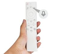 Voice Universal BN59-01385A BN59-01385B Telecomando di ricambio compatibile per Samsung Smart 4k 8K Ultra HD Neo QLED OLED, The Frame e Crystal UHD Series 2021-2024 modelli (colore bianco)