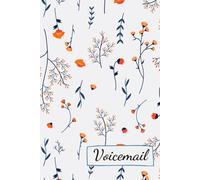 Voicemail Log Book: Simple Phone Call Message Tracker, Telephone Organizer, Memo Log And Voicemail Recording Notebook, Home & Office Supplies, (100 Pages, 6x9")...