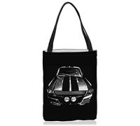 VOID Eleanor Borsa per la spesa in poliestere Shopper Bag Muscle Car Mustang, multicolore, m