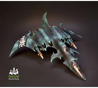 Voidraven Bomber Drukhari Dark eldar Intergalactic COMMISSIONE dipinto