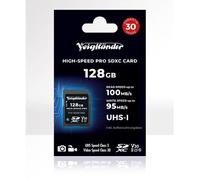 Voigtlnder Prof. SDXC ad alta velocit, UHS-I, Cl10, U3, V30 (100/95 MB/s) 128 GB