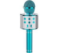 voijump Microfono senza fili del karaoke, microfono portatile di Bluetooth, convertitore dell'altoparlante dell'altoparlante, KTV domestico, compatibile con Android/iPhone/iPad/PC-Blu