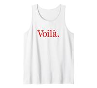 Voila Regalo Francese Viaggio Francese a Parigi Detto Francese Canotta