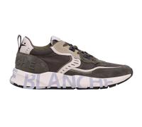 Voile Blanche Club01 sneaker uomo in camoscio e tessuto tecnico verde militare b
