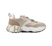 VOILE BLANCHE Sneakers in Suede e Tessuto Tecnico, Beige-Platino- 38