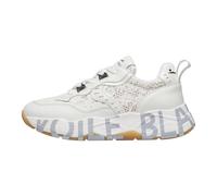 VOILE BLANCHE Sneakers in Pelle e Tessuto, Bianco- 38