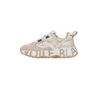 VOILE BLANCHE Sneakers in Suede e Tessuto, Beige-Platino 36