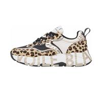 VOILE BLANCHE Sneakers in Suede e Tessuto Tecnico, Beige-Nero- 37
