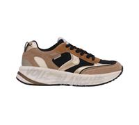 Voile Blanche Club124 sneaker donna Marrone Platino in pelle, camoscio e tessuto