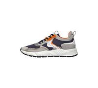 VOILE BLANCHE CLUB18.-Sneakers in Suede e Tessuto Tecnico-Grigio Navy 43