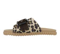 Voile Blanche FRANKIE Sandali Donna in Pelle Beige, Riemchen Leopard