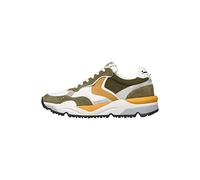 VOILE BLANCHE KHILIAN-Sneakers in Suede e Tessuto Tecnico-Militare, Militare 44