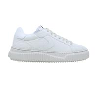 Voile Blanche Lipari Sneaker donna in pelle bianca bottolata