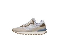 VOILE BLANCHE QWARK Hype Man-Sneakers in Suede e Tessuto Tecnico-Beige, Beige 43