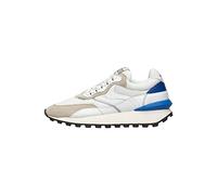 VOILE BLANCHE QWARK Hype Man-Sneakers in Suede e Tessuto Tecnico-Bianco Bianco 45