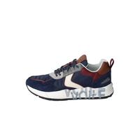 Voile Blanche Scarpe Club 16 Sneakers in Pelle Multicolore Blu Uomo