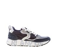 VOILE BLANCHE scarpe uomo sneaker Club01 camoscio e tessuto tecnico BLU BIANCO
