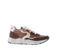 VOILE BLANCHE Sneakers in Suede e Tessuto Tecnico, Marrone Scuro- 41