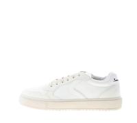 VOILE BLANCHE scarpe uomo Sneaker Hybro 03 in pelle vegana bianco e crema