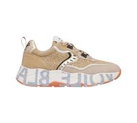 VOILE BLANCHE Sneakers in Suede e Tessuto Tecnico, Beige-Platino- 38