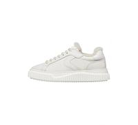 VOILE BLANCHE Sneakers in Pelle e Sintetico, Bianco Panna- 37