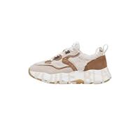 VOILE BLANCHE Sneakers in Suede e Sintetico, Marrone Chiaro- 36