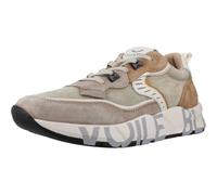 VOILE BLANCHE Sneakers in Suede e Tessuto, Sabbia- 44