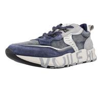 VOILE BLANCHE Sneakers in Suede e Tessuto, Indaco- 44