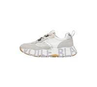 VOILE BLANCHE Sneakers in Suede e Tessuto Tecnico, Argento- 35