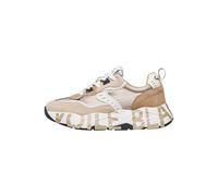 VOILE BLANCHE Sneakers in Suede e Tessuto Tecnico, Beige-Platino- 40